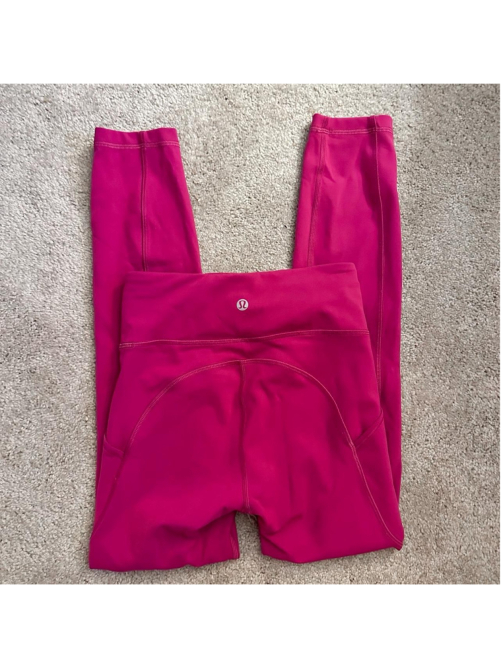 Lululemon Wunder Train High-Rise Tight 25" Ripened Raspberry